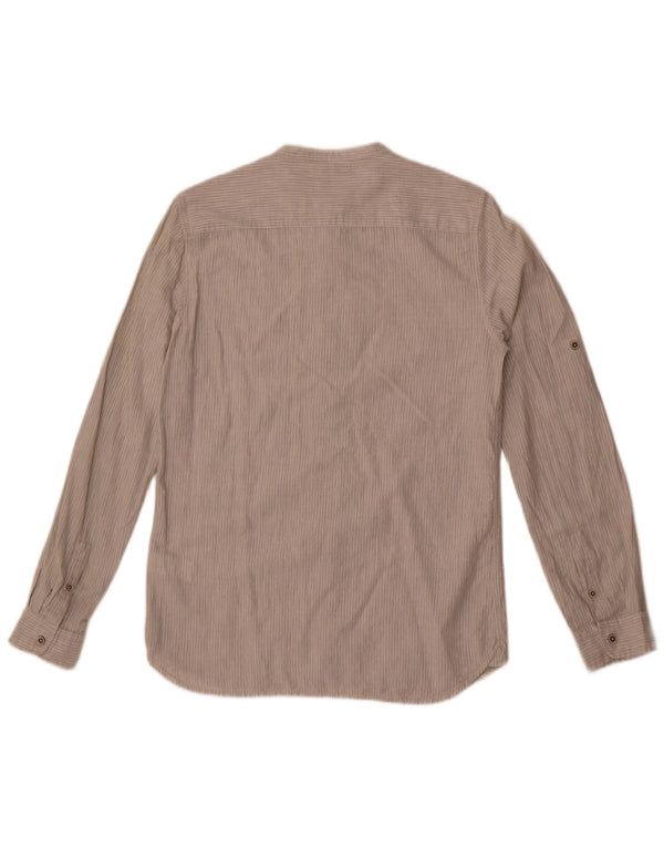 Koszula chłopięca Zara 13-14 lat, szara, bawełniana w prążki