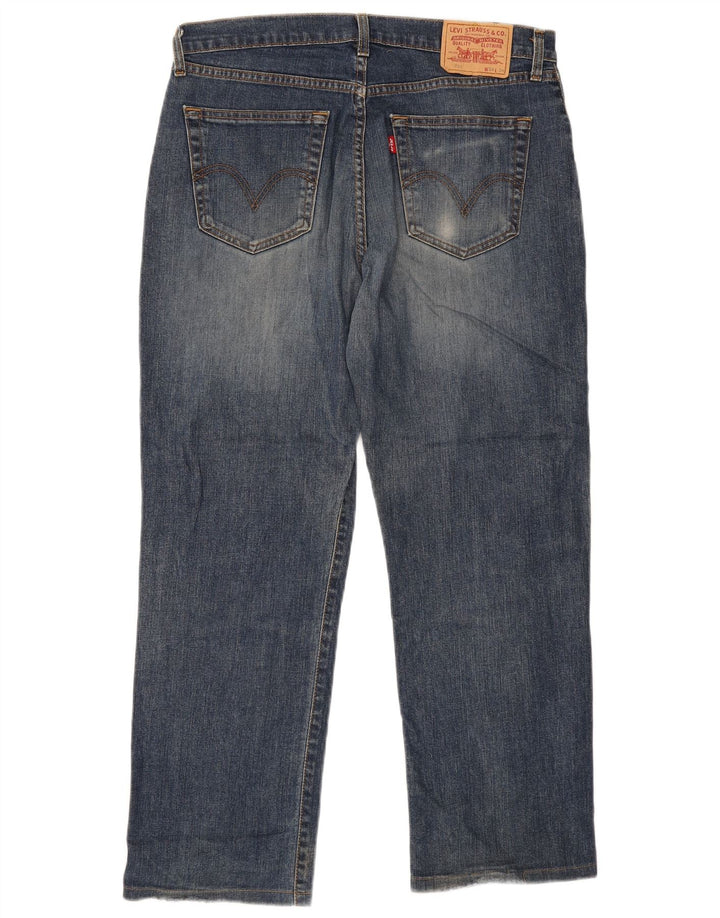 Męskie dżinsy Levi's 751 Straight W36 L29 Granatowa bawełna