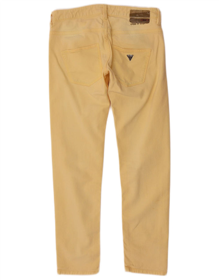 Jeansy Guess Damskie Sophie Slim W28 L26 Żółte