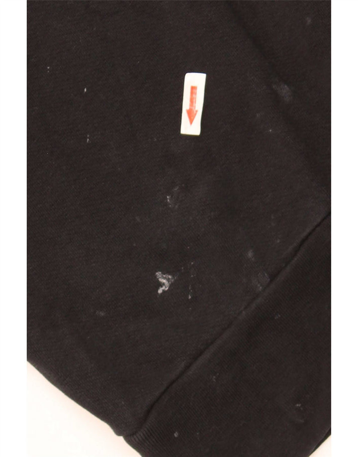 Męska bluza z grafiką Levi's, średnia czarna, bawełniana