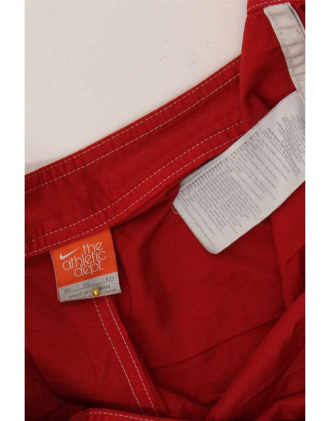 Męskie graficzne stroje kąpielowe Nike XL, czerwony, poliester