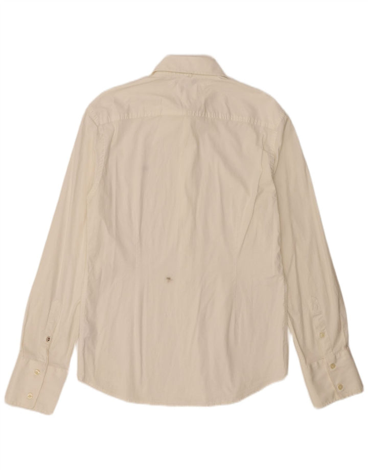 Męska koszula slim fit Tommy Hilfiger, duża, biała, bawełniana