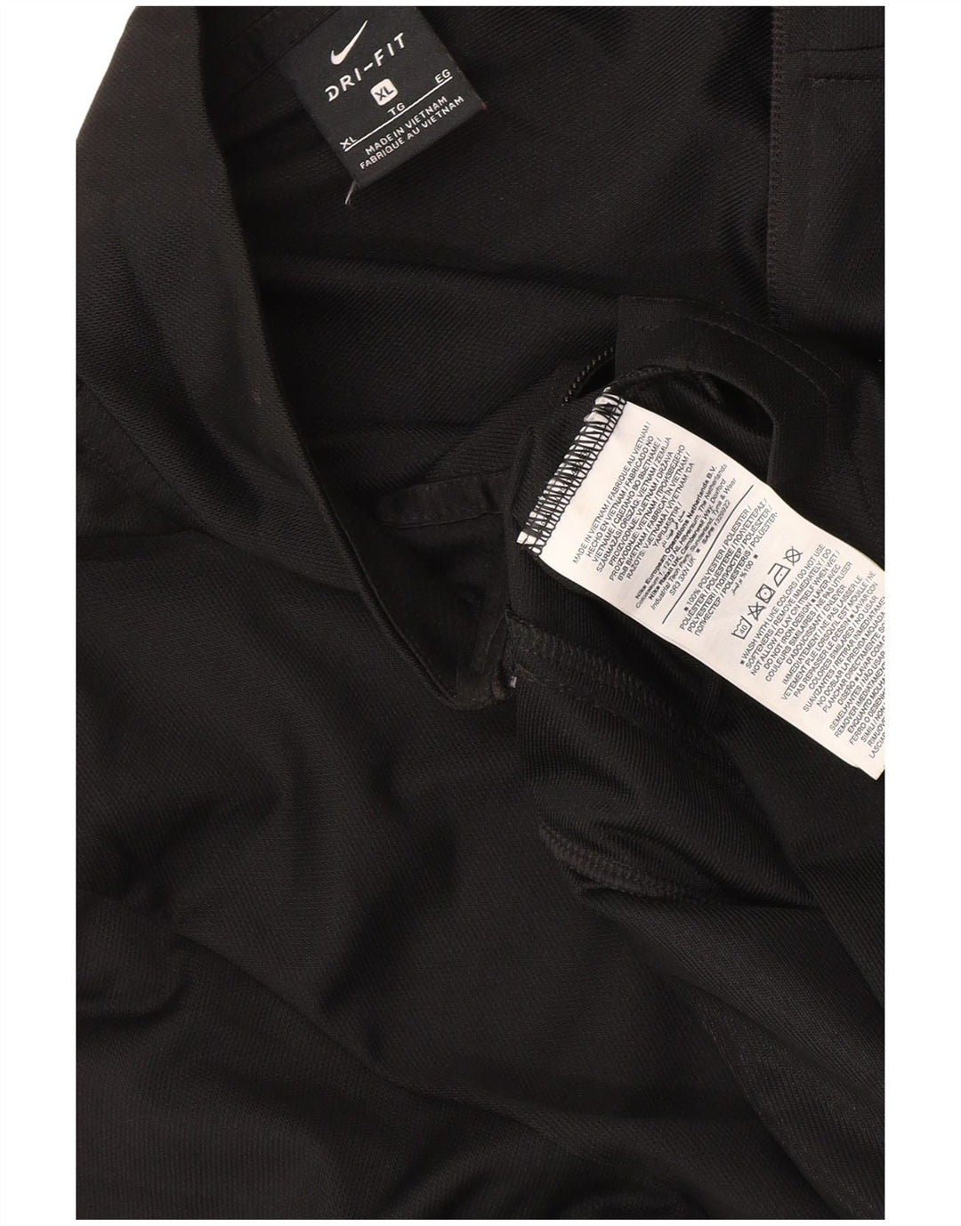 Męska kurtka dresowa Nike Dri Fit XL, czarna, poliestrowa