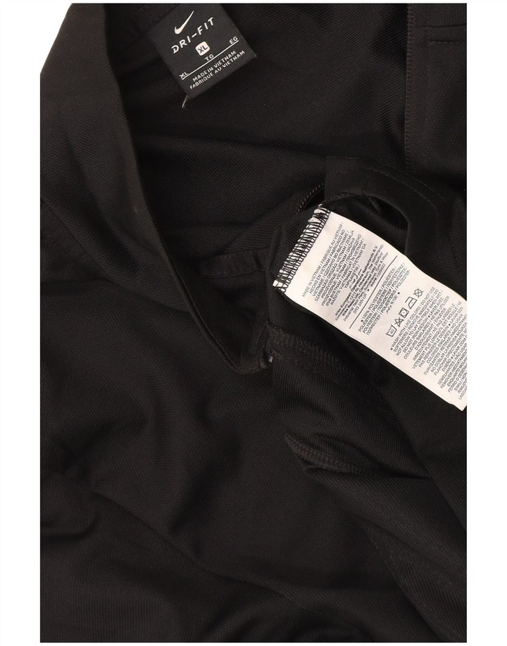 Męska kurtka dresowa Nike Dri Fit XL, czarna, poliestrowa