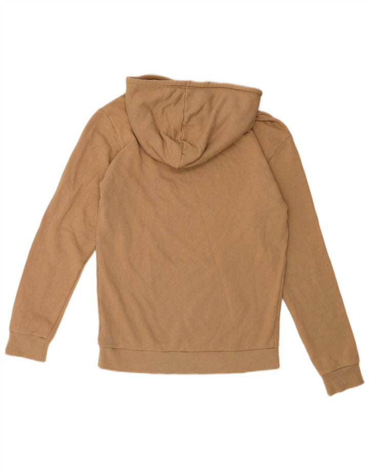 Adidas Męska bluza z kapturem, mała, brązowa, bawełniana