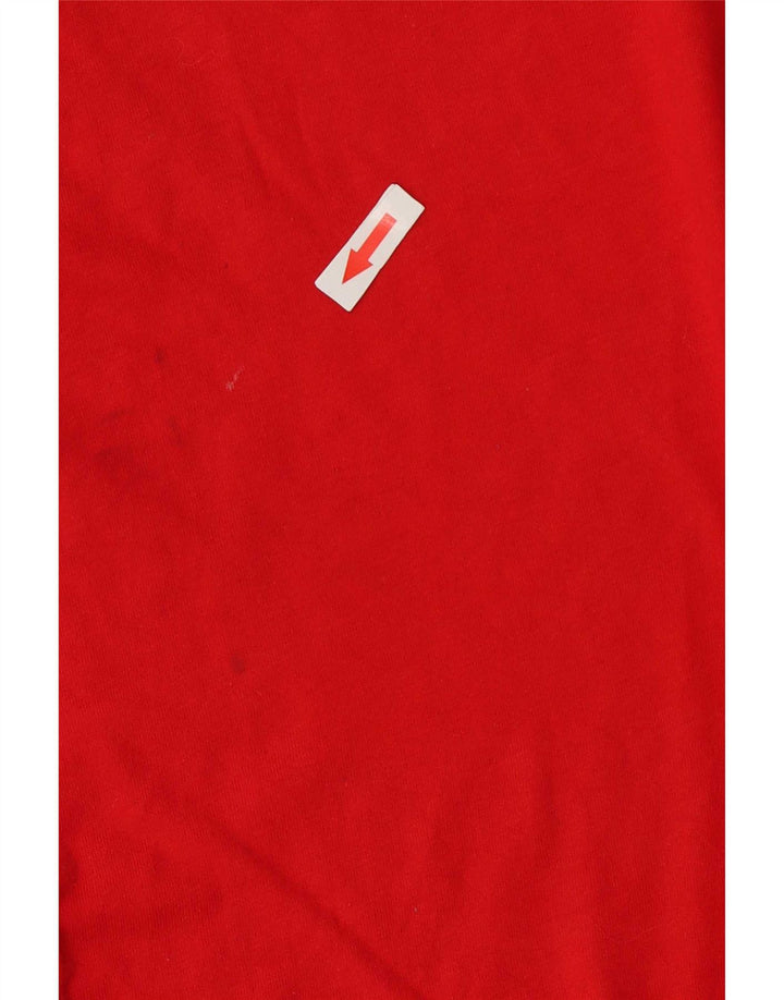 Męski T-shirt Champion z grafiką, duży, czerwony, bawełniany