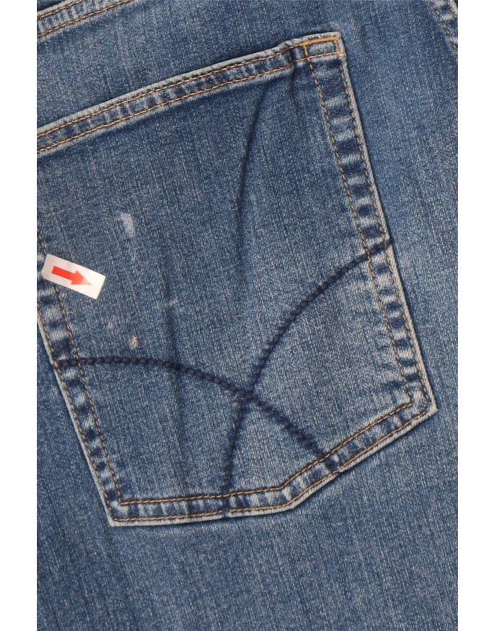 Crew Clothing Męskie regularne proste dżinsy W38 L27 Niebieska bawełna