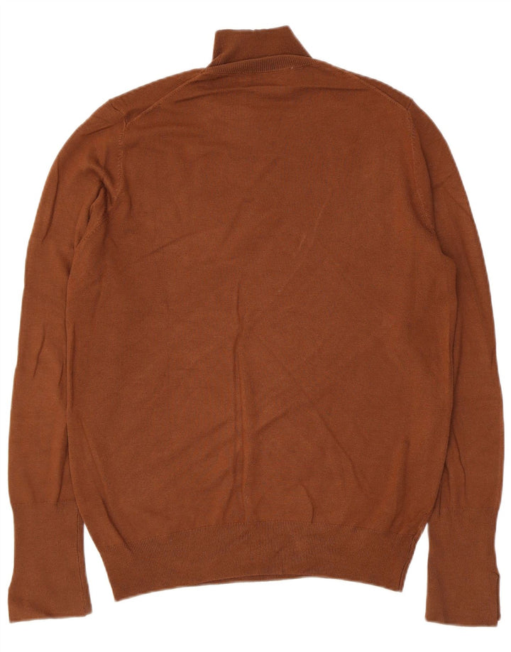 Sweter damski Zara z golfem UK 14, duży brązowy