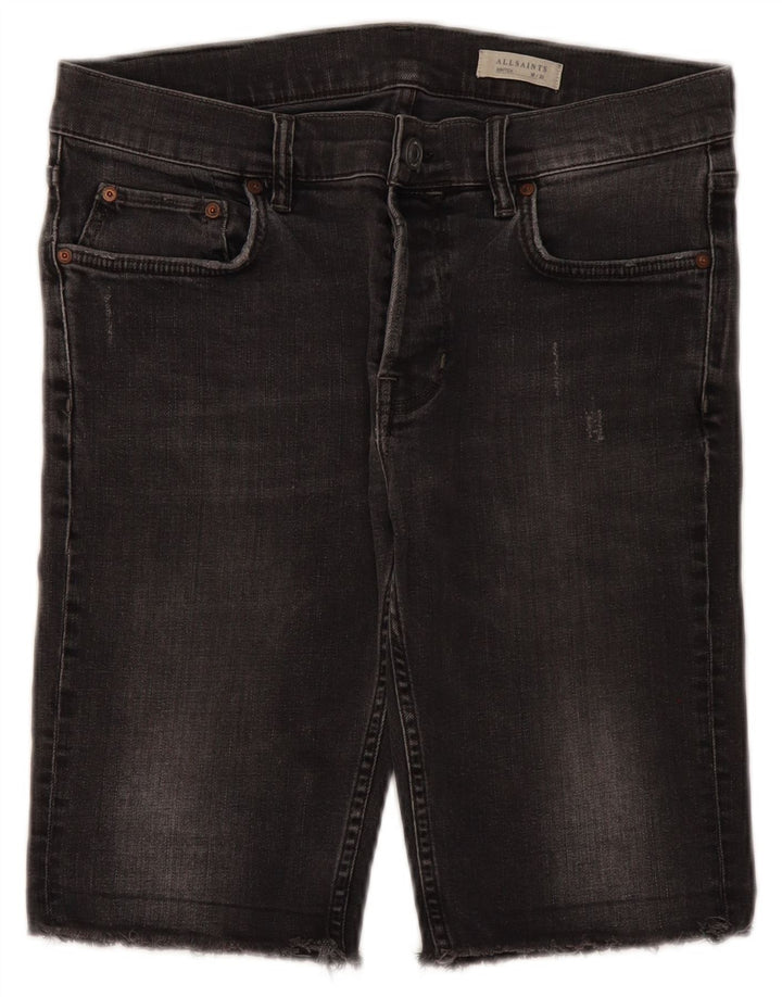 Męskie spodenki jeansowe All Saints W30 Medium Grey