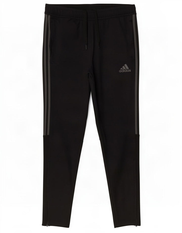 Męskie spodnie dresowe Adidas Aeroready, średni czarny poliester
