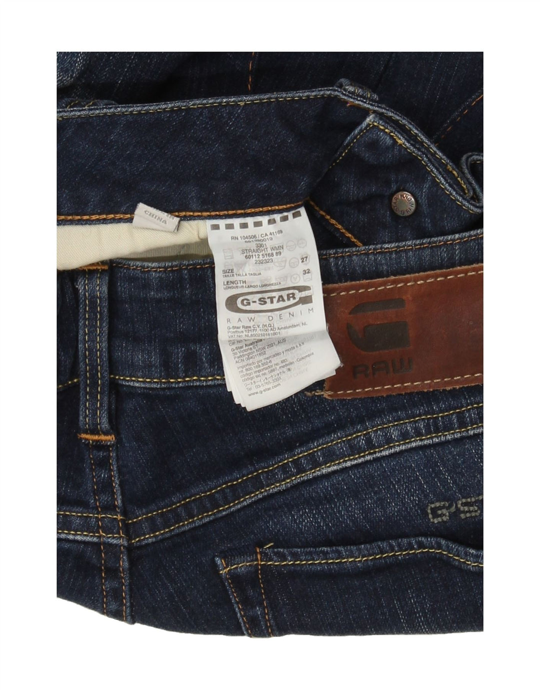 G-STAR Womens 3301 Denim Skirt W27 Small Blue Cotton Vintage G-Star and Second-Hand G-Star from Messina Hembry 