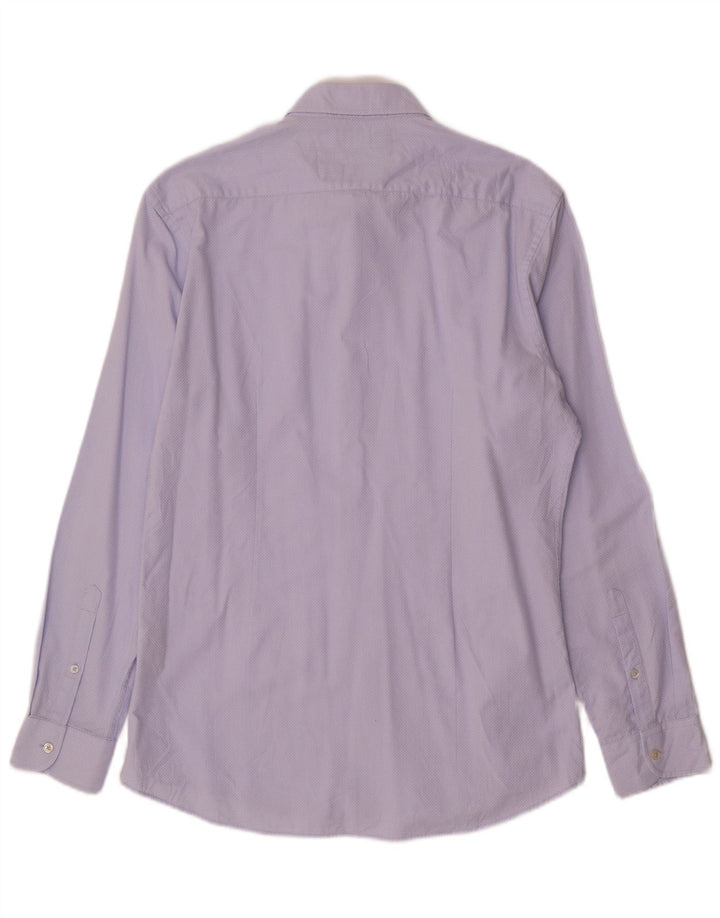 Koszula męska Zara Slim Fit, duża, niebieska, bawełniana