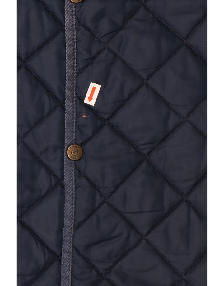 Męska pikowana kurtka Henri Lloyd UK 42 XL, granatowa, nylonowa