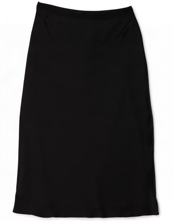 Marks & Spencer Damska spódnica midi UK 14 Large W32 Czarny Poliester