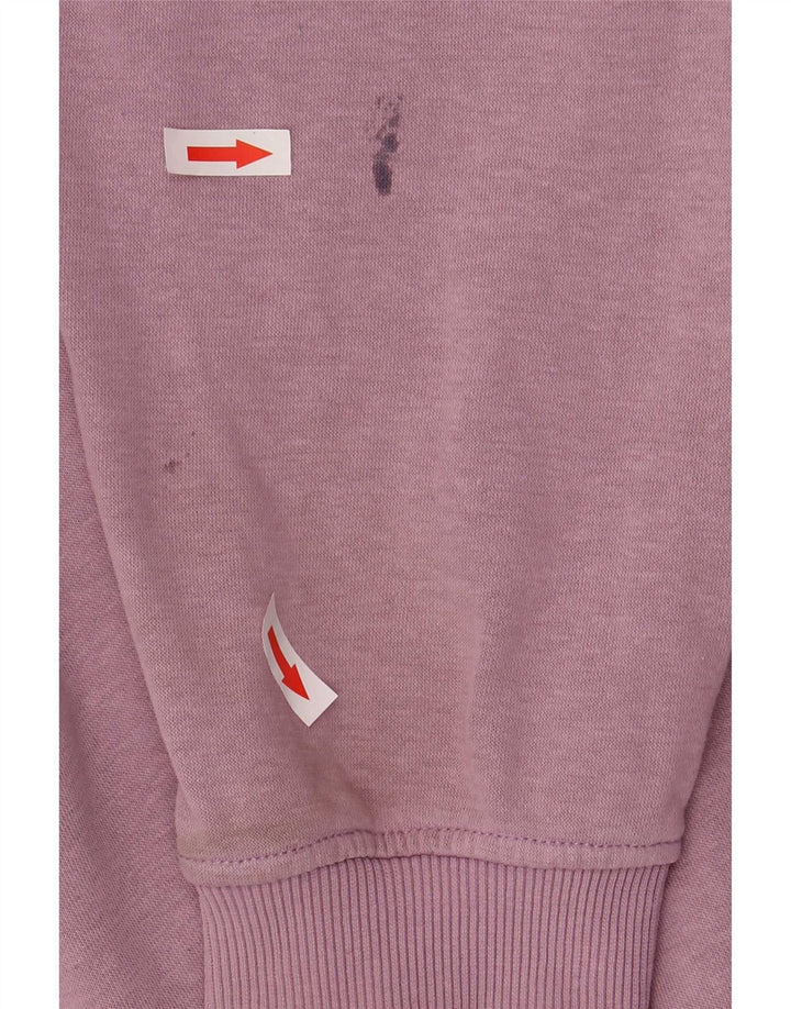 Damska bluza Champion Graphic Oversized Sweatshirt UK 16, duża fioletowa