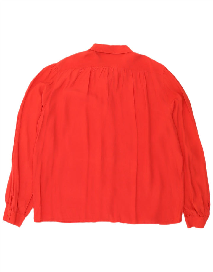 Bluzka damska Vintage UK 18 XL czerwona