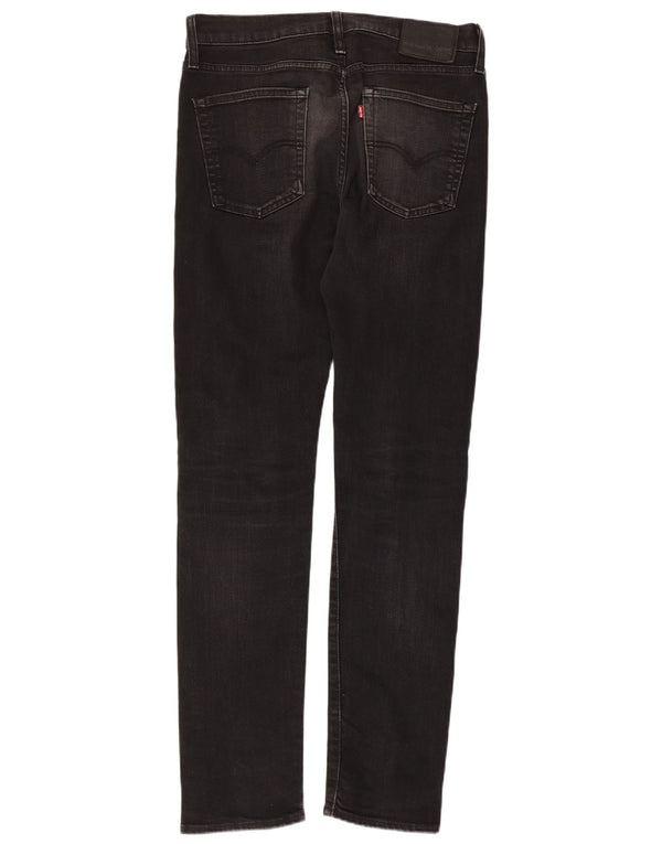 Męskie jeansy obcisłe LEVI'S 510 W33 L34 Czarne bawełniane