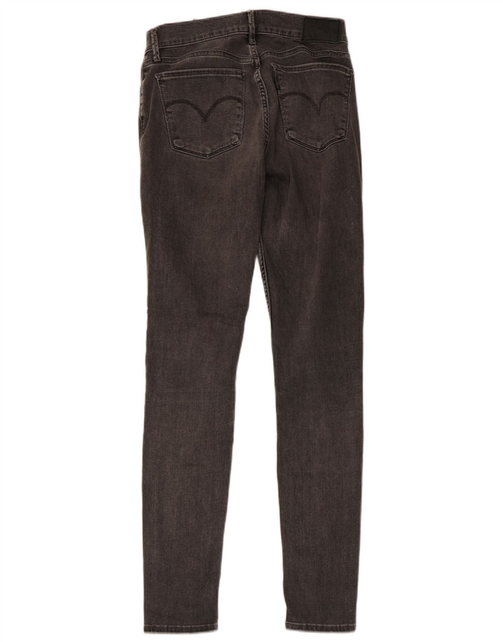 Damskie jeansy LEVI'S 710 Super Skinny W26 L29 Szara bawełna