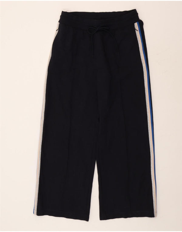 Marks & Spencer Damskie spodnie z wysokim stanem UK 14 Large W30 L30 Granatowe