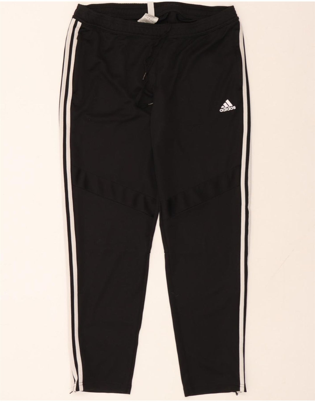 ADIDAS Womens Climacool Tracksuit Trousers UK 20/22 XL Black Polyester Vintage Adidas and Second-Hand Adidas from Messina Hembry 
