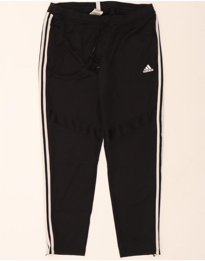 ADIDAS Womens Climacool Tracksuit Trousers UK 20/22 XL Black Polyester Vintage Adidas and Second-Hand Adidas from Messina Hembry 