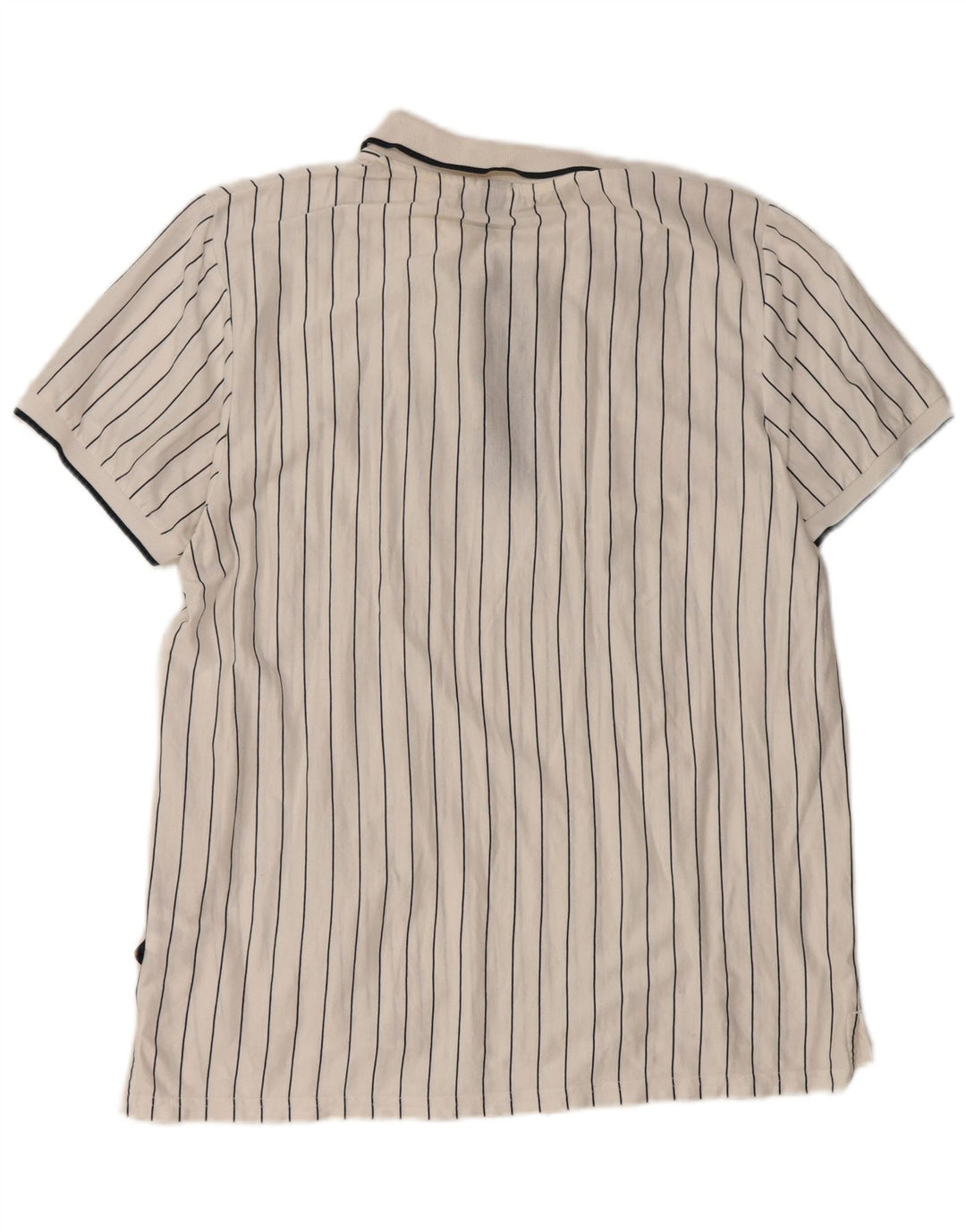 Męska koszulka polo Ellesse XL w białe paski, bawełniana