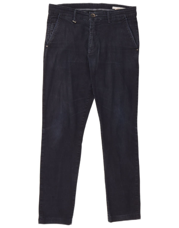 Spodnie sztruksowe Liu Jo Męskie Slim Fit W32 L28 Granatowe