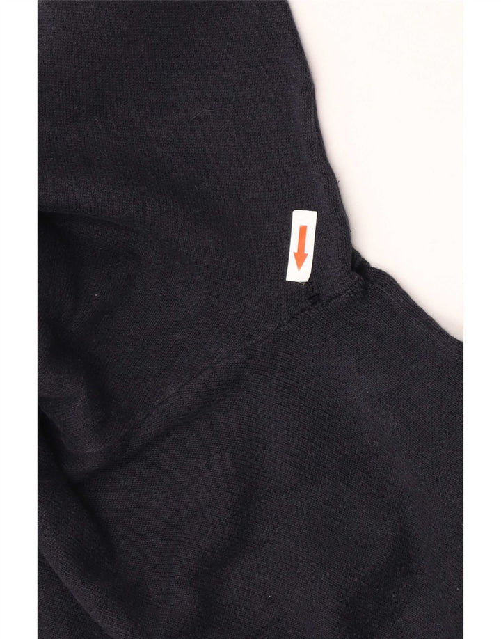 Męska bluza Gap z dekoltem w serek, duża, granatowa, bawełniana