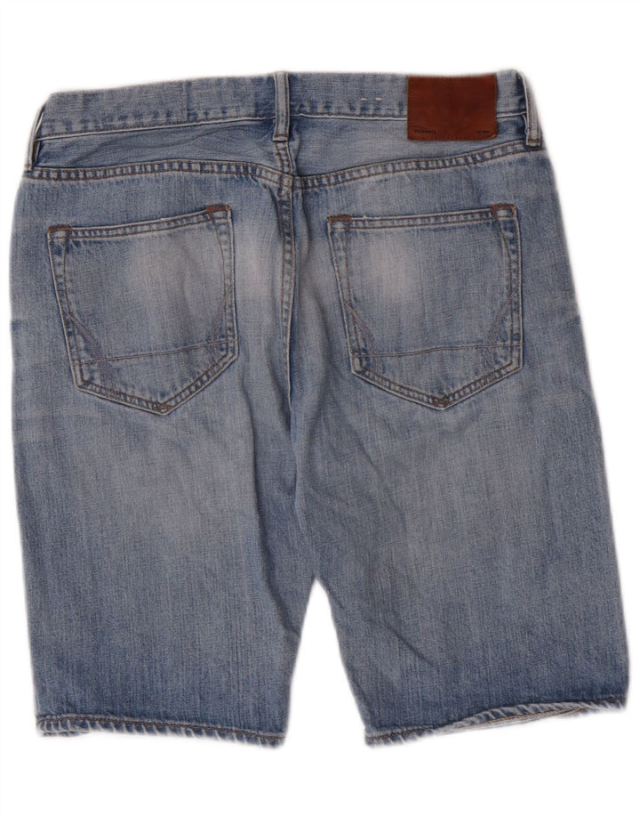 Męskie spodenki jeansowe All Saints W32 Średnioniebieskie, bawełniane