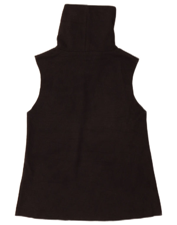 Top damski z kamizelką Zara UK 8 Small, czarny, bawełniany