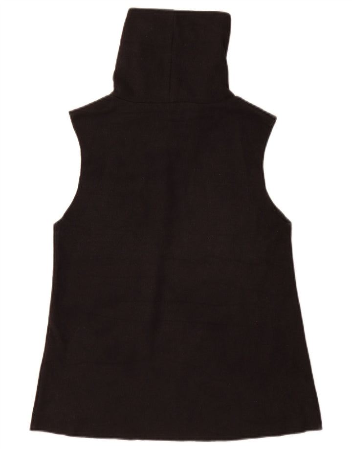 Top damski z kamizelką Zara UK 8 Small, czarny, bawełniany