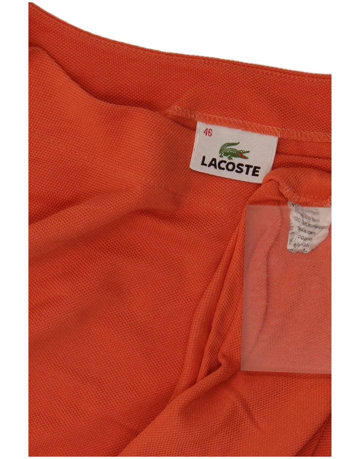 T-shirt damski Lacoste, rozmiar 46 XL, pomarańczowy, bawełniany