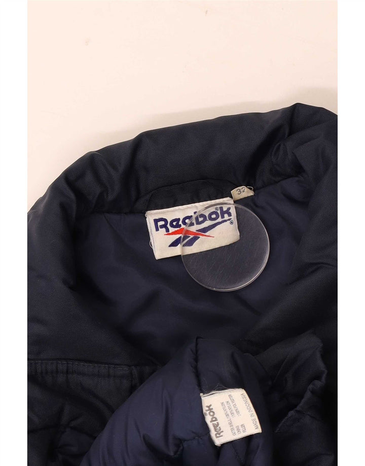 Chłopięca kurtka bomber Reebok z grafiką 13-14 lat, granatowa, nylonowa
