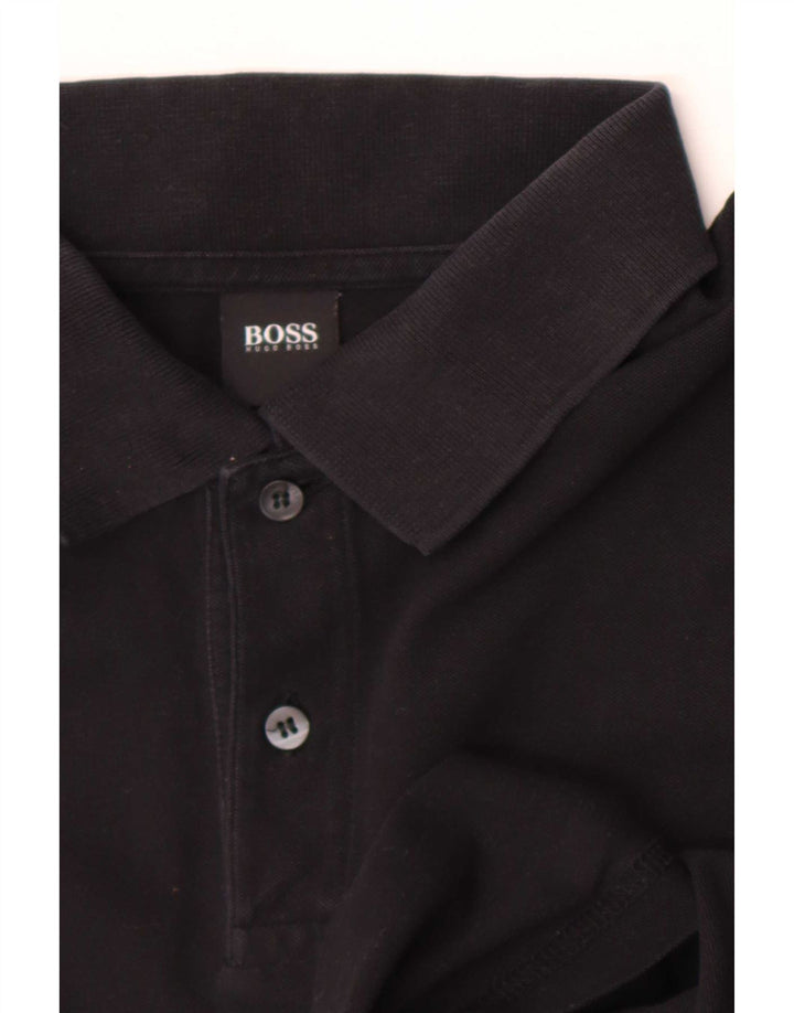 Męska koszulka polo Hugo Boss 2XL, czarna, bawełniana