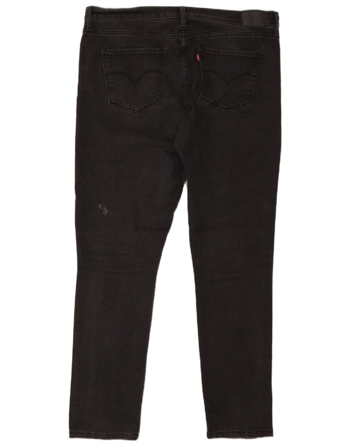 Męskie jeansy Levi's Skinny W33 L32 Szara bawełna