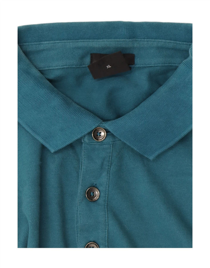 Męska koszulka polo slim fit HUGO BOSS XL niebieska