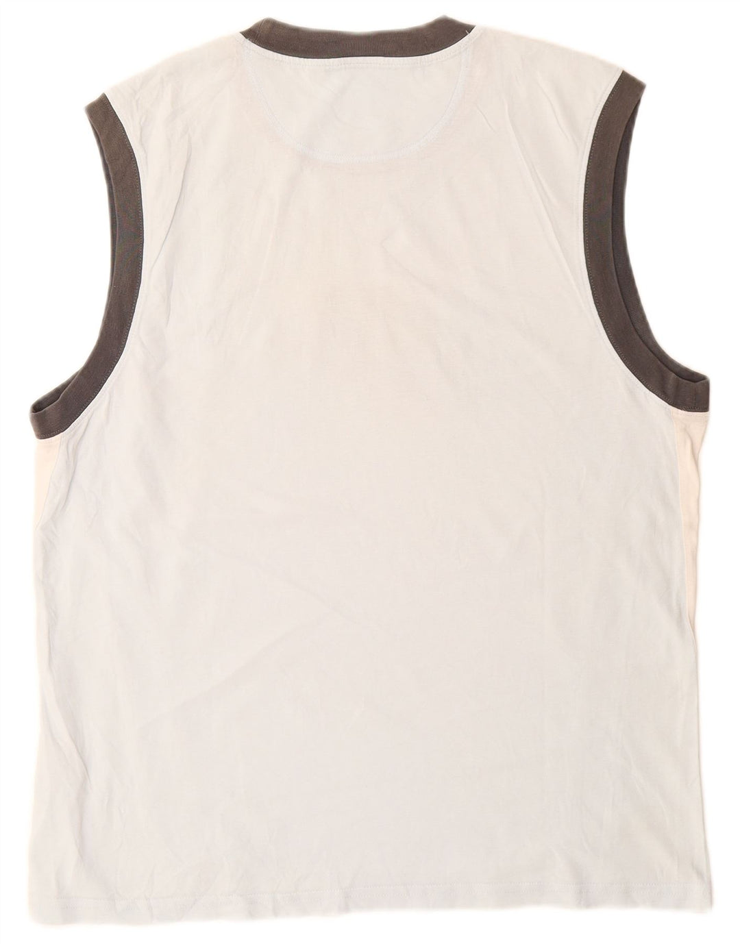 Męska koszulka z kamizelką z grafiką Nike, UK 42/44, duża niebieska bawełna z blokami kolorów