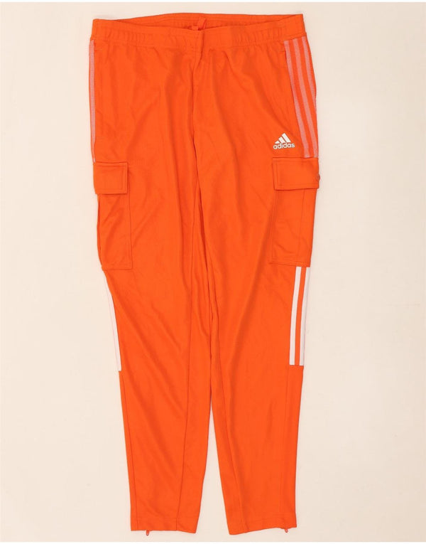 Damskie spodnie dresowe Adidas Aeroready Cargo UK 16/18, duże pomarańczowe
