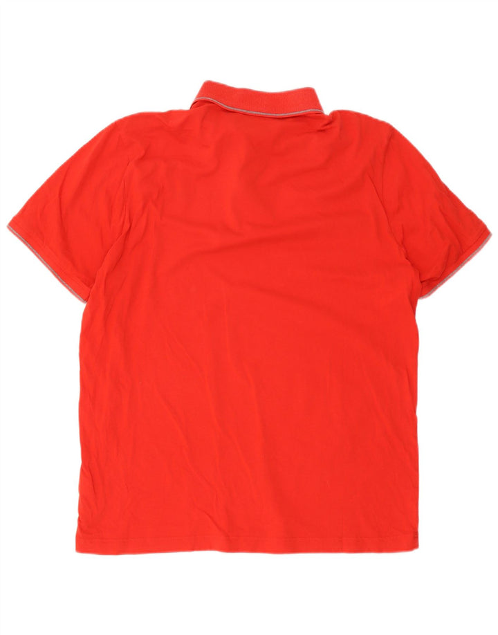 Męska koszulka polo Puma, duża, czerwona, bawełniana