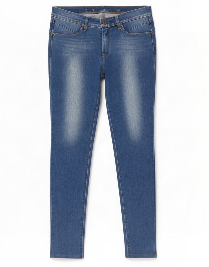 Damskie jeansy Levi's Mid Rise Skinny W28 L30 Niebieskie