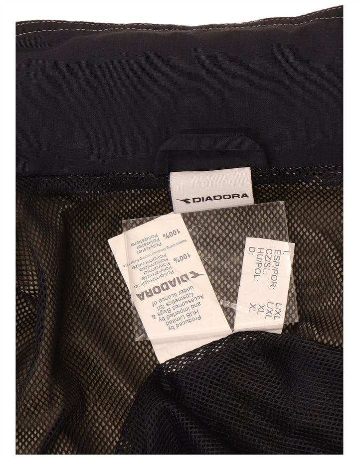 Męska kurtka przeciwdeszczowa Diadora UK 42 XL Beżowy poliamid