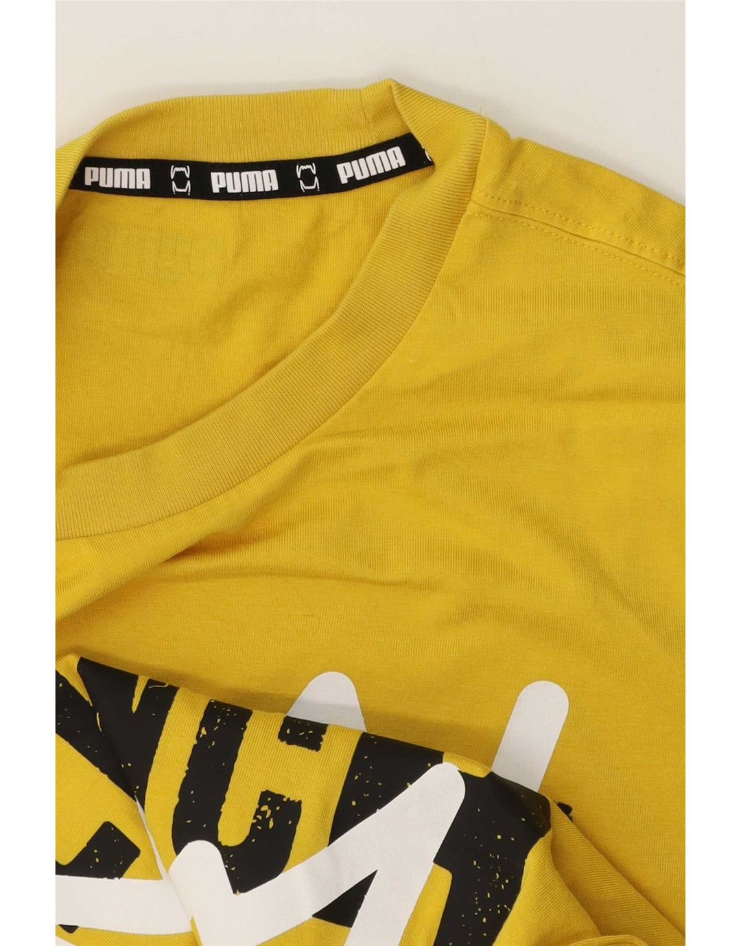 T-shirt męski Puma Don't Flinch Regular Graphic Top, mały, żółty