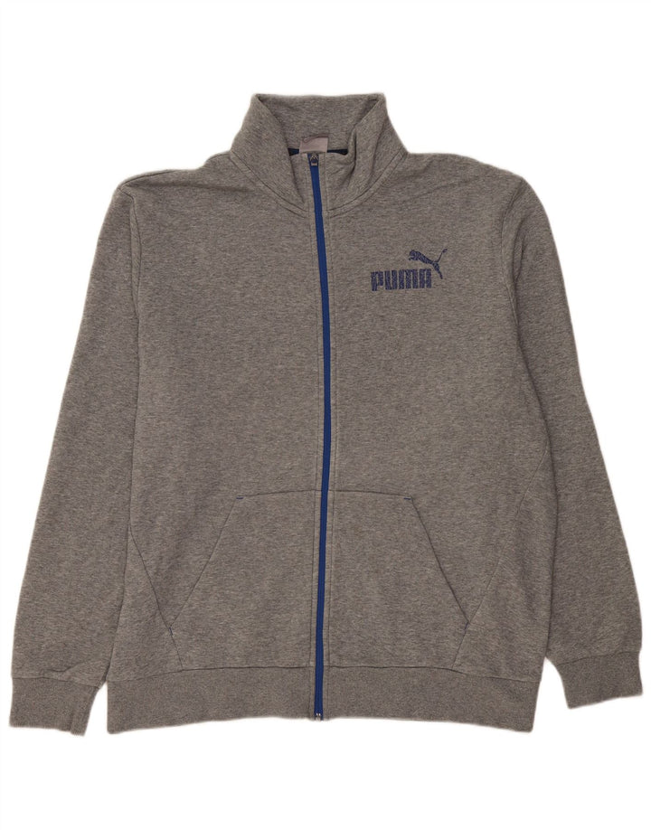Męska bluza dresowa Puma z grafiką XL, szara bawełna