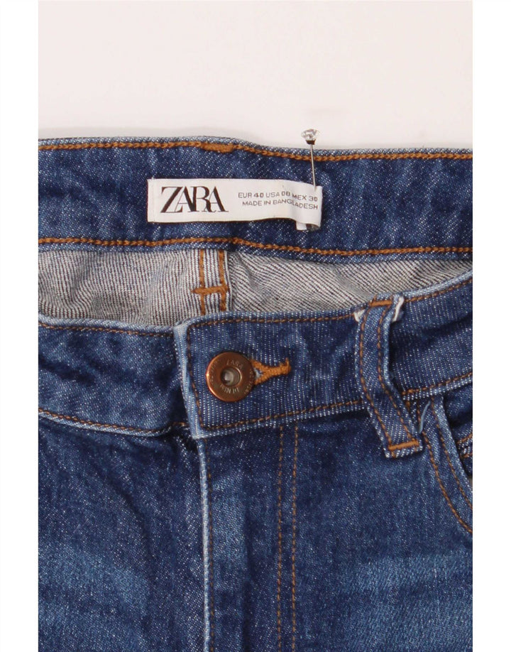 Damskie jeansy rozkloszowane Zara EU 40 Medium W30 L32 Niebieskie bawełniane