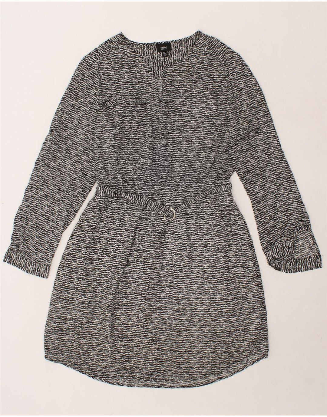 MOSSIMO Womens Long Sleeve A-Line Dress UK 18 XL Grey Polyester Vintage Mossimo and Second-Hand Mossimo from Messina Hembry 