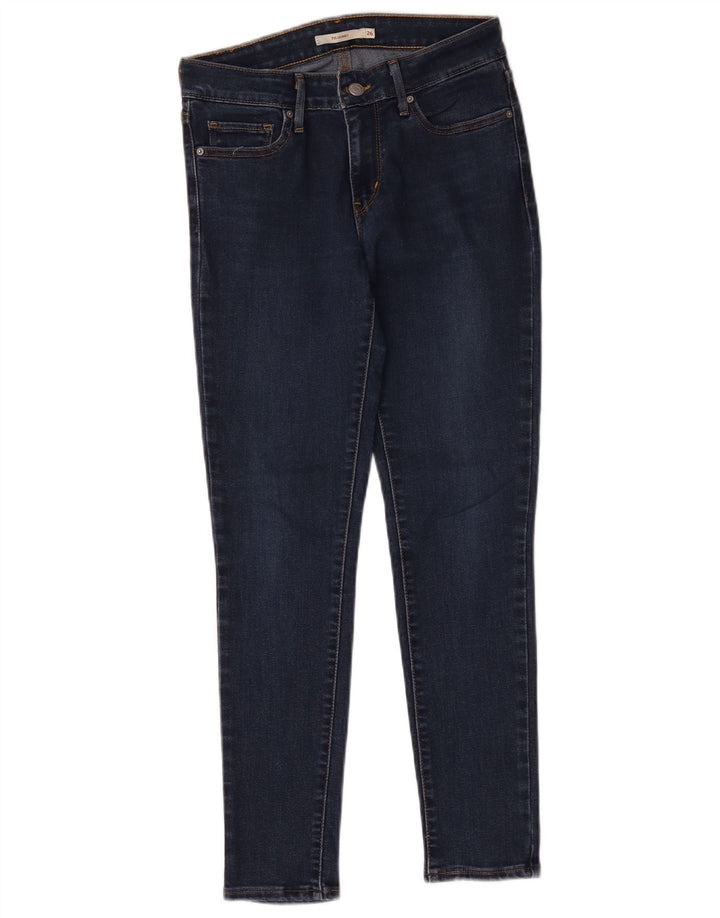 Damskie jeansy Levi's 711 Skinny W26 L27 Granatowe