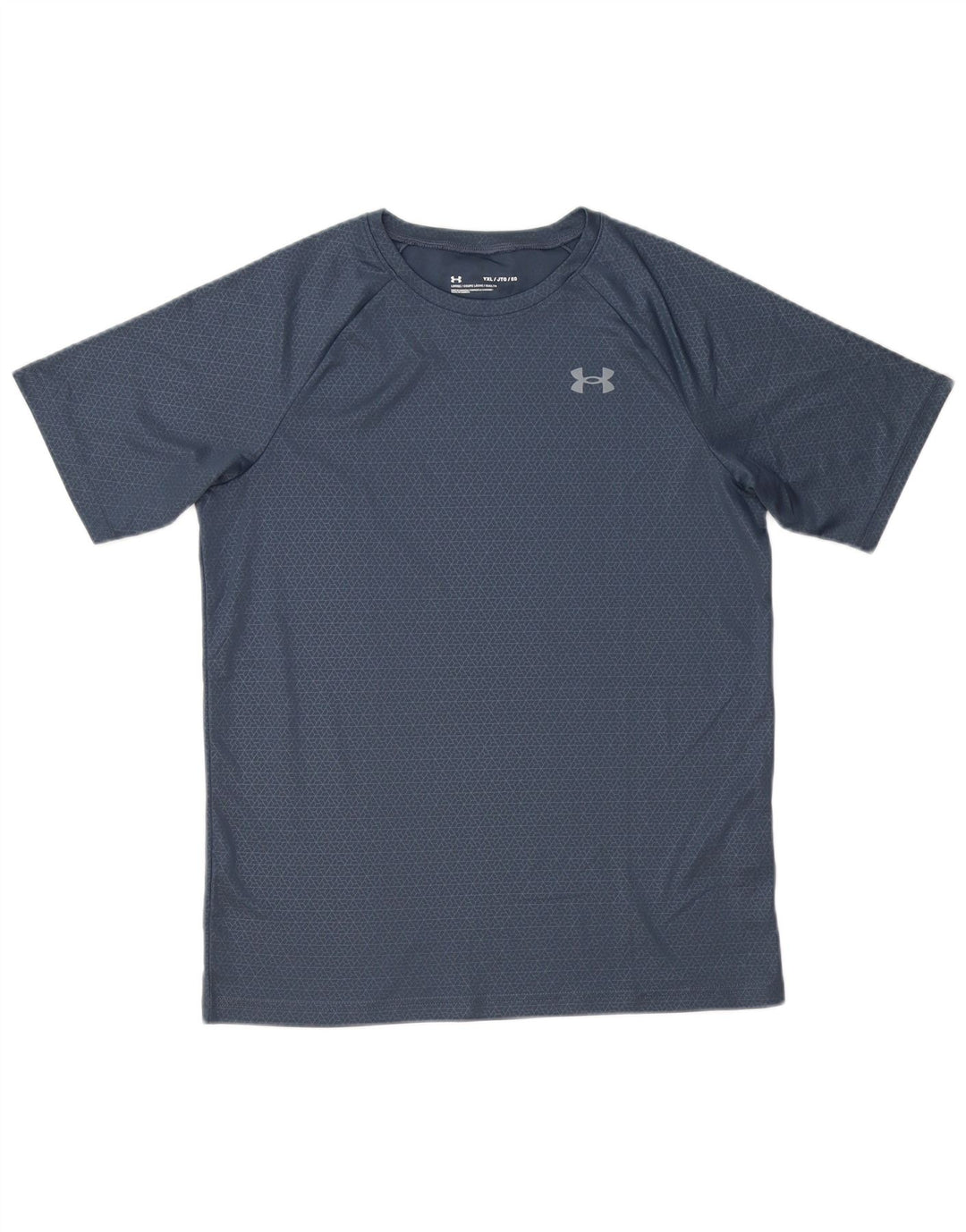 Koszulka chłopięca Under Armour 13-14 lat XL, szary, geometryczny poliester