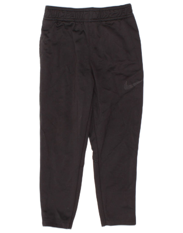 Chłopięce spodnie dresowe Nike Dri Fit 3-4 lata XS, czarne, poliestrowe