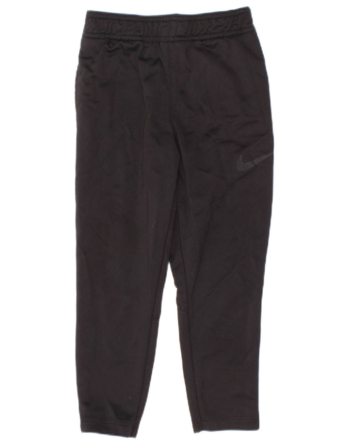 Chłopięce spodnie dresowe Nike Dri Fit 3-4 lata XS, czarne, poliestrowe