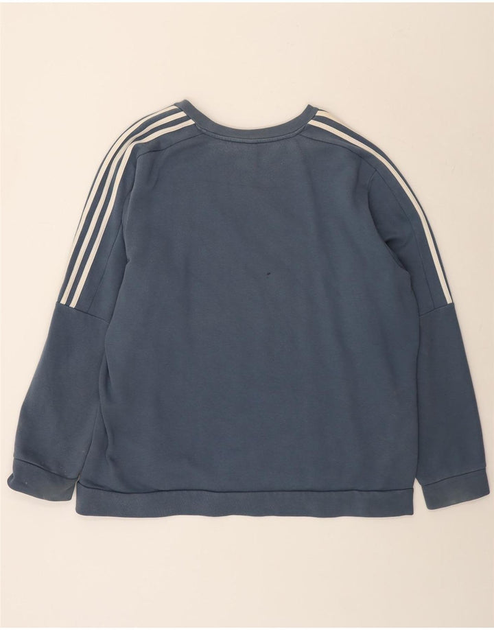 Adidas Męska Bluza Sweter 2XL Niebieska Bawełna